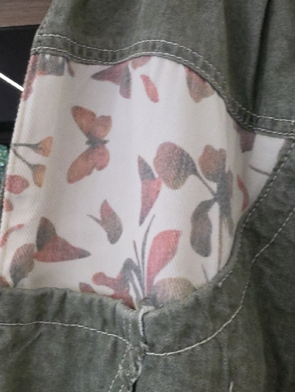 NWOT, POL PATCHWORK/EMBROIDERED COTTON PANTS)🌴 - Picture 9 of 16